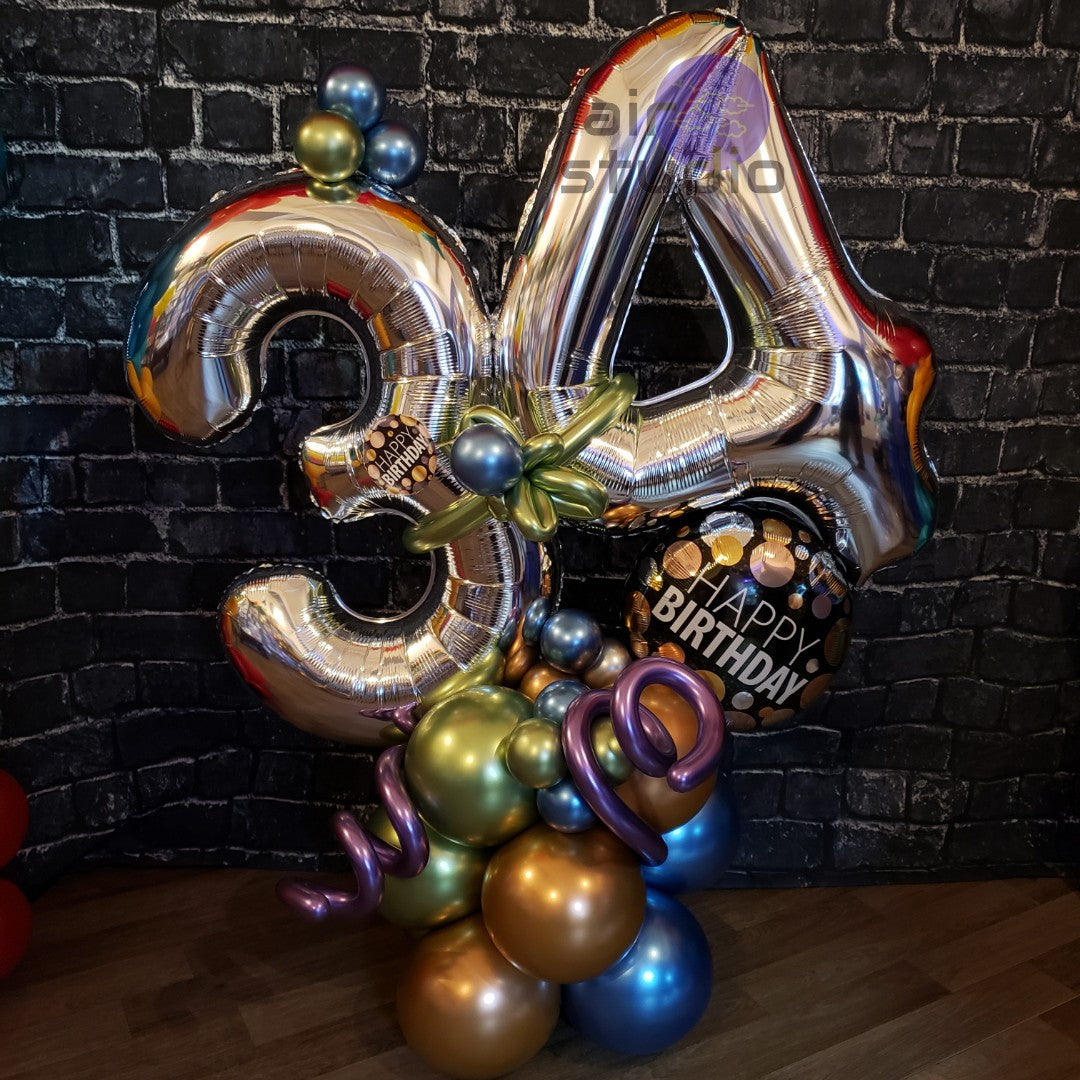 Balloon Number Design -Jumbo